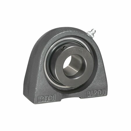 IPTCI Tapped Base Pillow Block Ball Bearing Unit, 1 in Bore, Eccentric Collar Locking, 2 Triple Lip Seals NAPA205-16L3